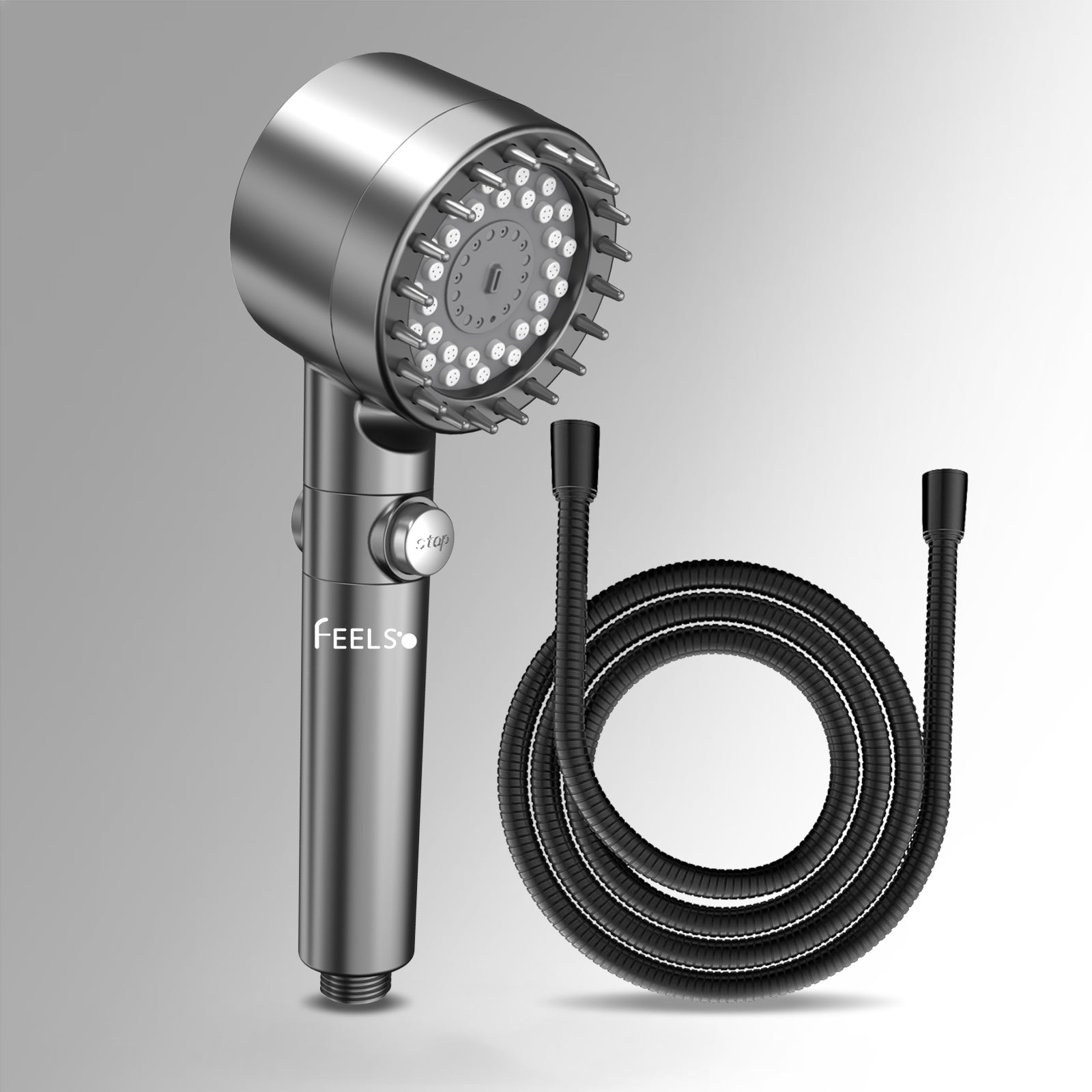 New Upgrade FEELSO DY5 Massage Handheld Filter Showerhead